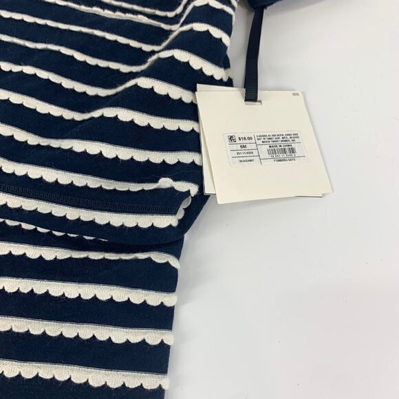 NWT Victoria Beckham for Target Baby Girl Set Bumblebee Colar Stripe Size 6M - Picture 4 of 6